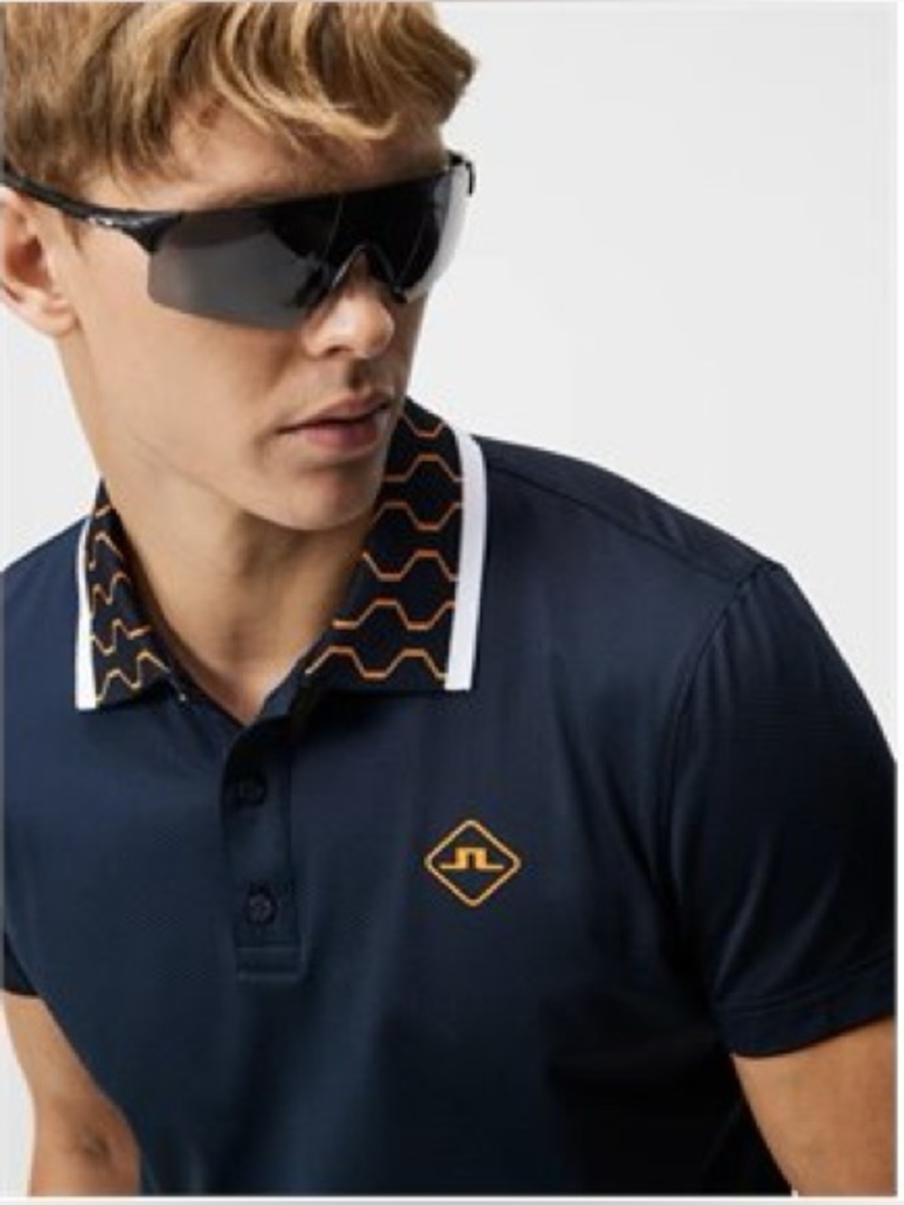 J. Lindeberg Glen Regular Fit Shirt Polo Short Sleeve Golf Shirt Large